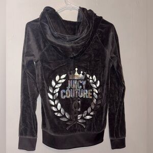 juicy couture velvet zip up